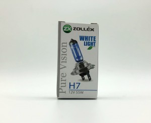 Zollex izzó 12v 55w h7 blue