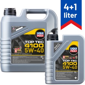 LIQUI MOLY TOP TEC 4100 5W-40 4L+1L